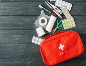 emergency first-aid kit
